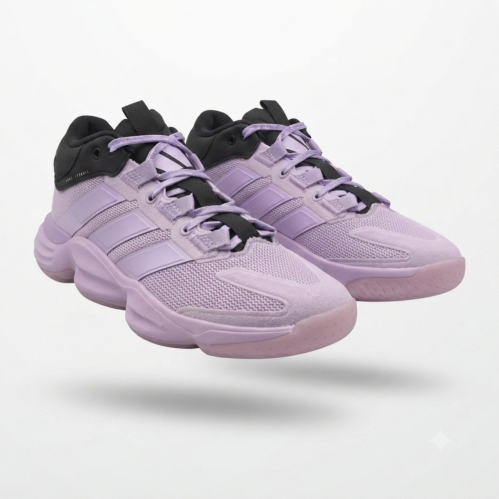 Adidas Court Stabil Sneakers Womens 7 Purple JP9832 Indoor Volleyball **NEW**